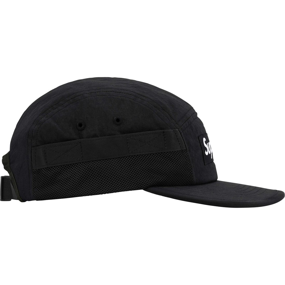 Details on Mesh Pocket Camp Cap Black from fall winter
                                                    2024 (Price is $48)