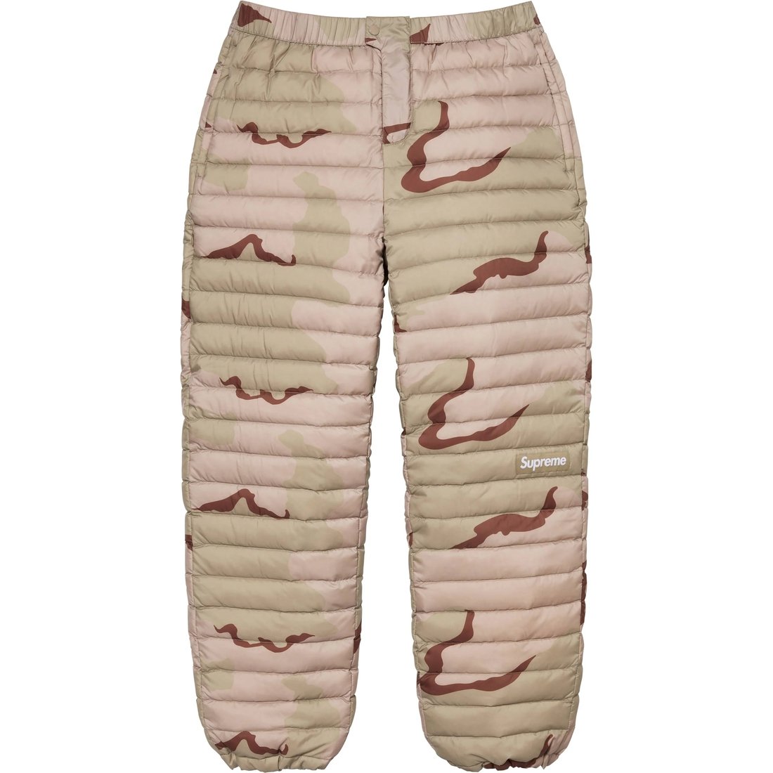 Details on Micro Down Pant Desert Camo from fall winter
                                                    2024 (Price is $188)