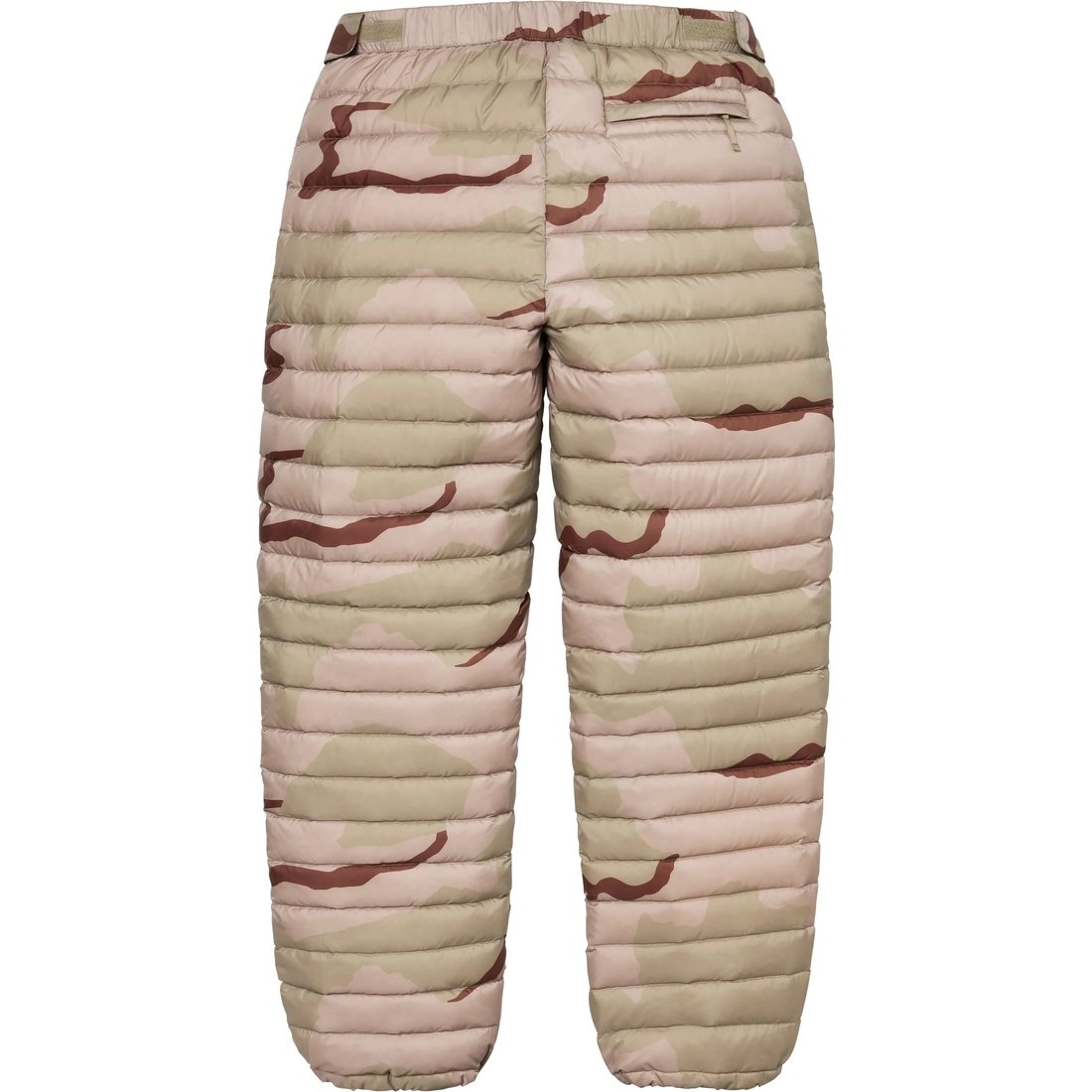 Details on Micro Down Pant Desert Camo from fall winter
                                                    2024 (Price is $188)