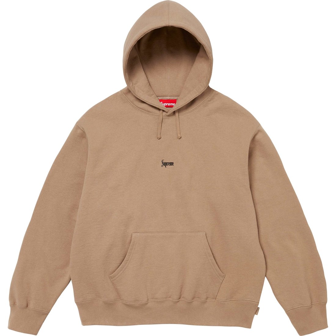 Details on Micro Logo Hooded Sweatshirt Light Tan from fall winter
                                                    2024 (Price is $158)