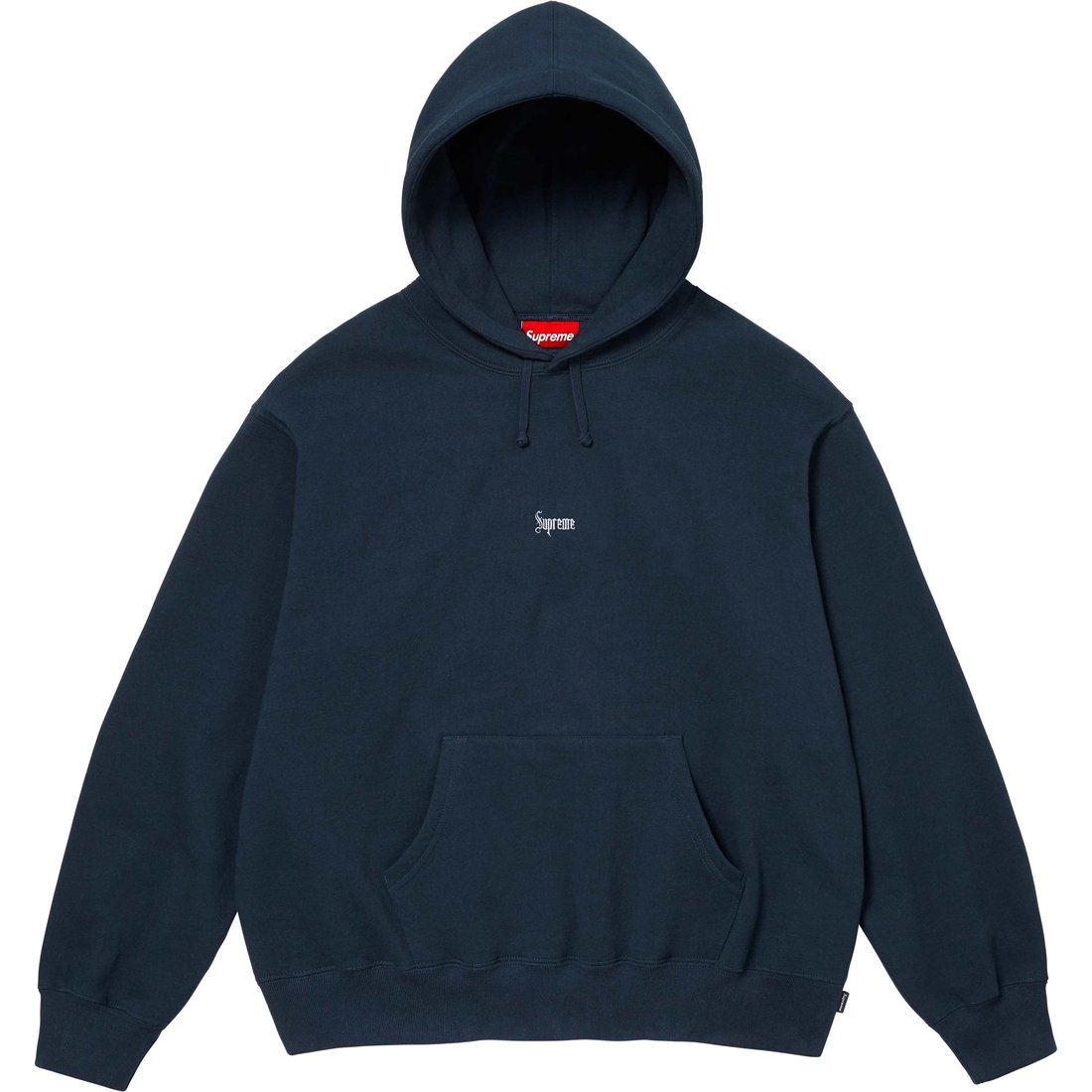 Details on Micro Logo Hooded Sweatshirt Navy from fall winter
                                                    2024 (Price is $158)