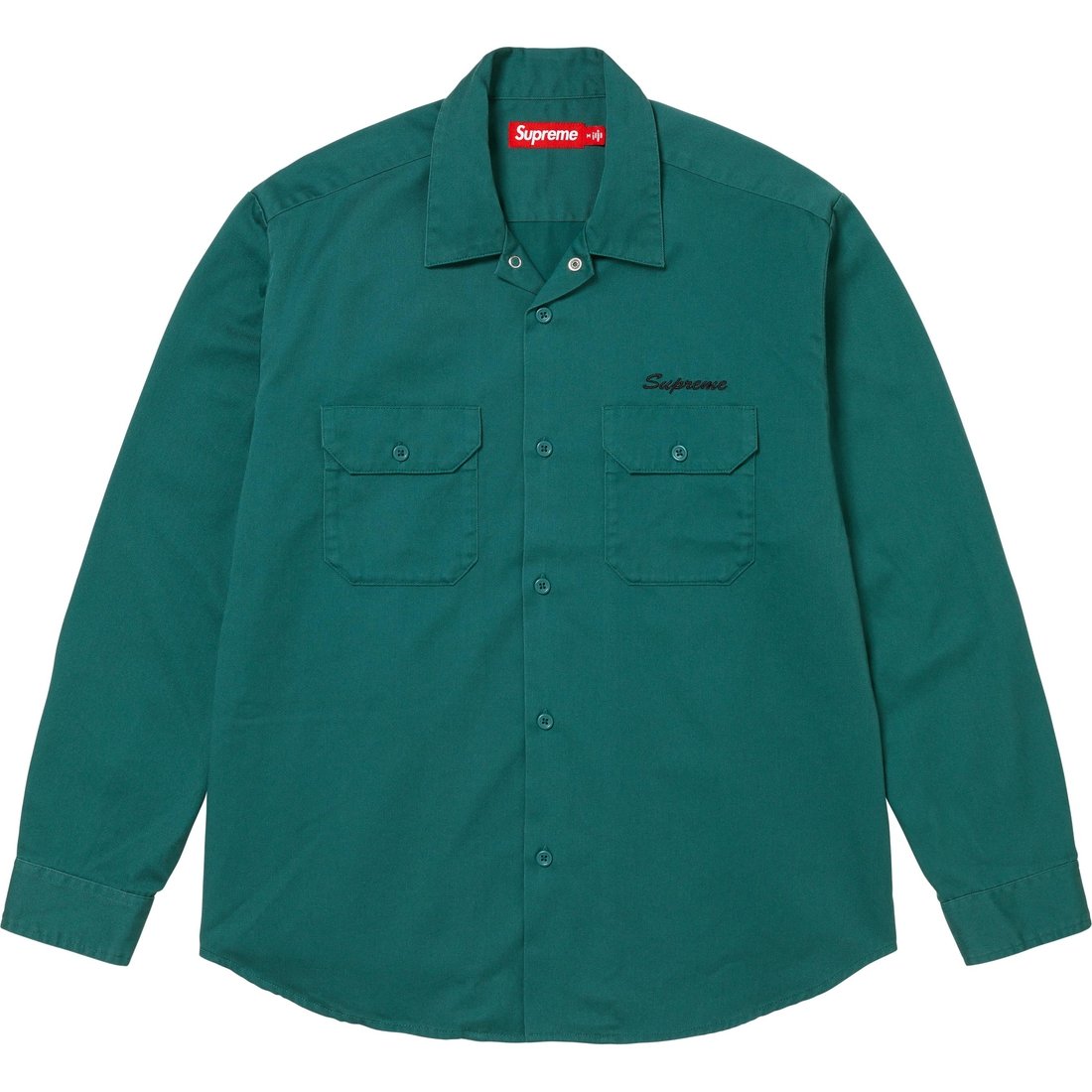 Details on Mister Cartoon Work Shirt Work Green from fall winter
                                                    2024 (Price is $148)