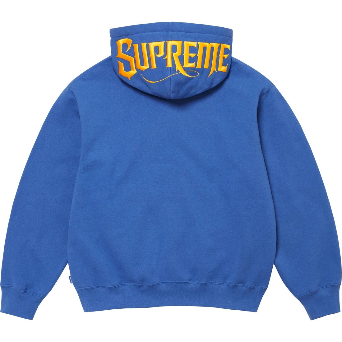 Details on Mister Cartoon Zip Up Hooded Sweatshirt Washed Royal from fall winter
                                                    2024 (Price is $178)