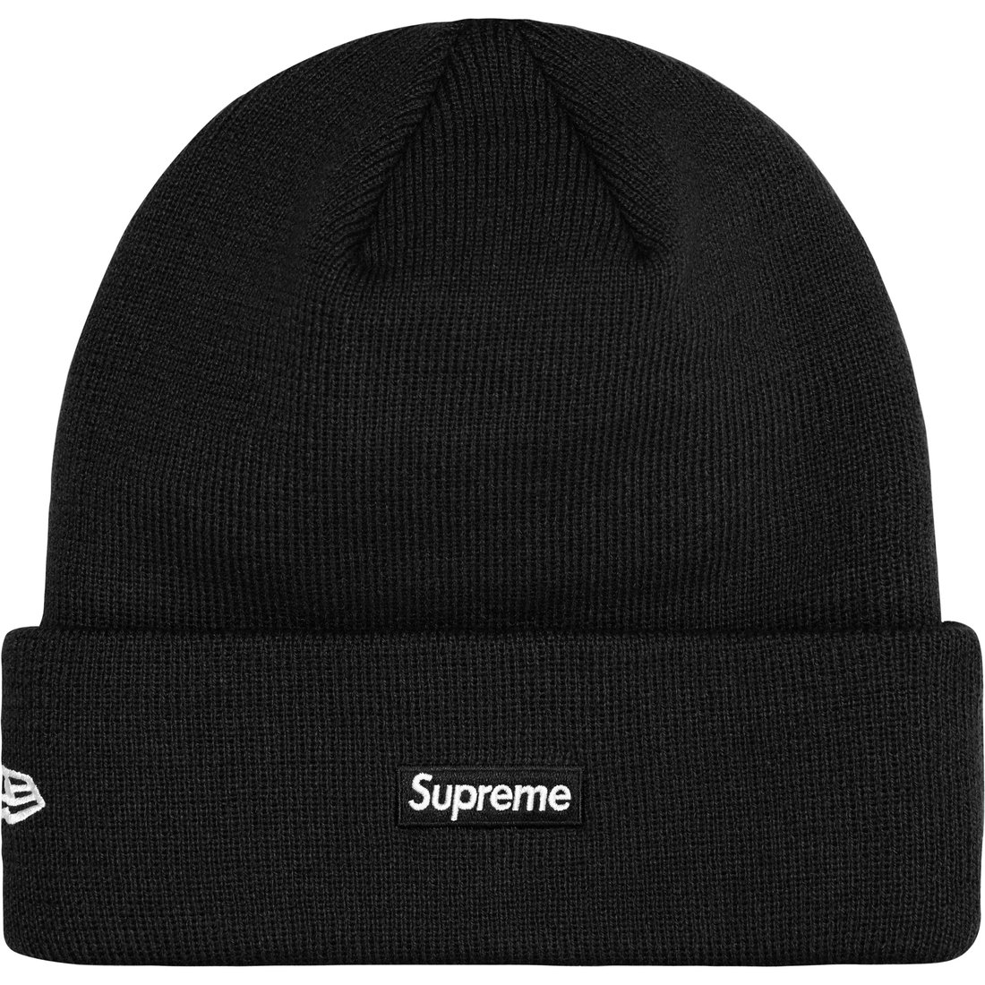 Details on New Era S Logo Beanie Black from fall winter
                                                    2024 (Price is $40)