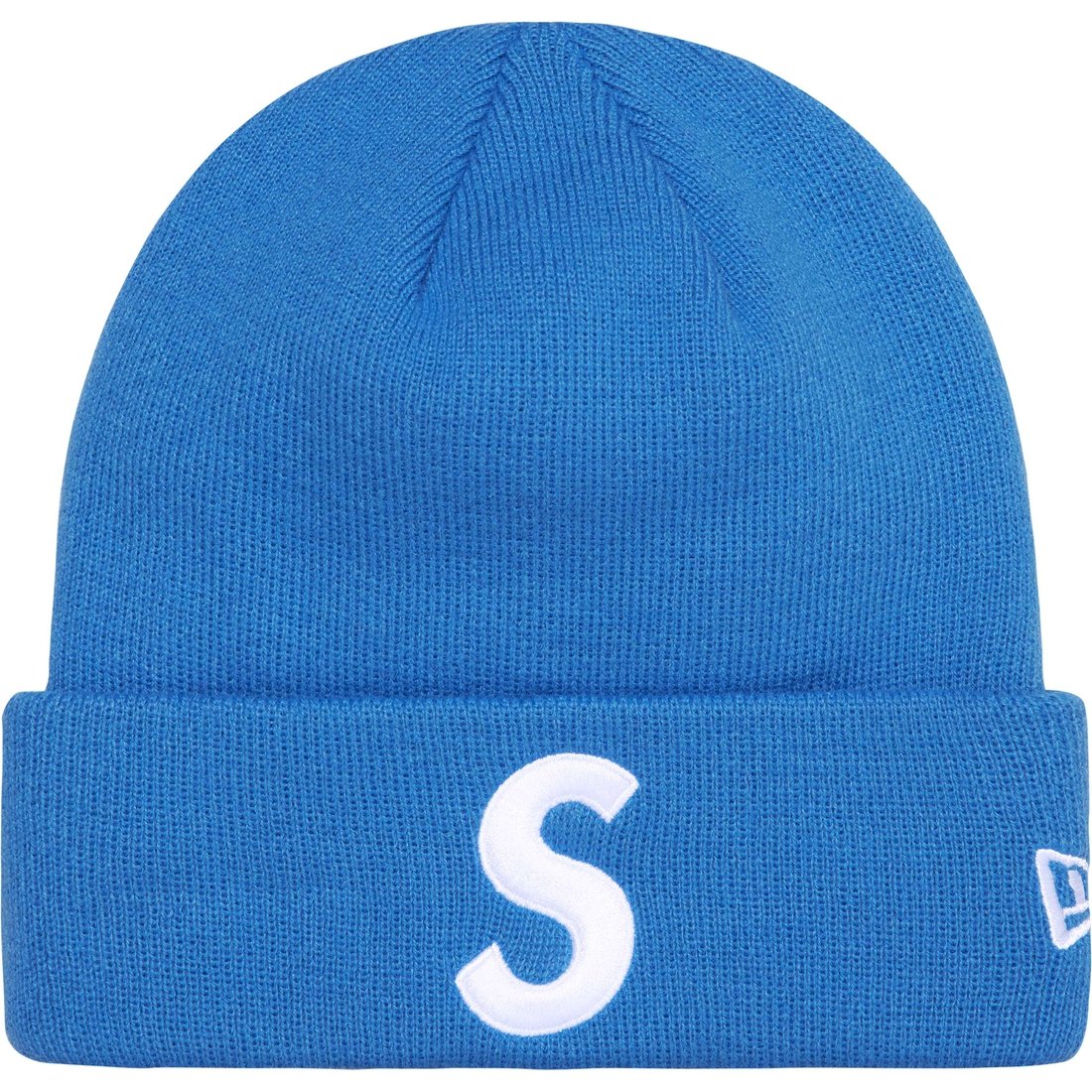 Details on New Era S Logo Beanie Blue from fall winter
                                                    2024 (Price is $40)