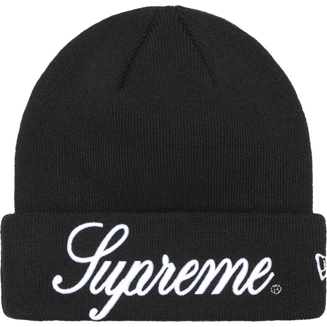 Details on New Era Script Beanie Black from fall winter
                                                    2024 (Price is $40)