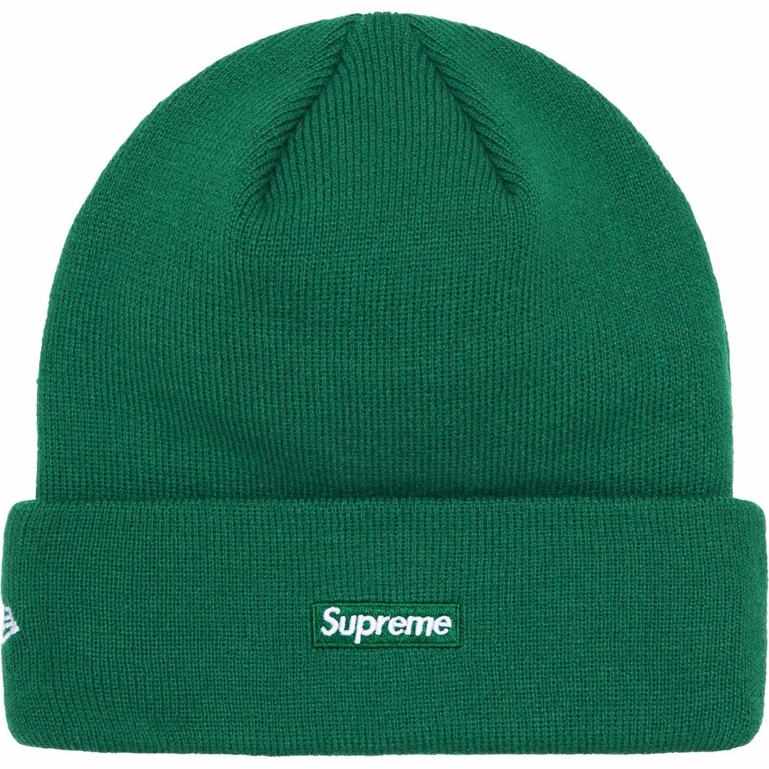 Details on New Era Script Beanie Green from fall winter
                                                    2024 (Price is $40)