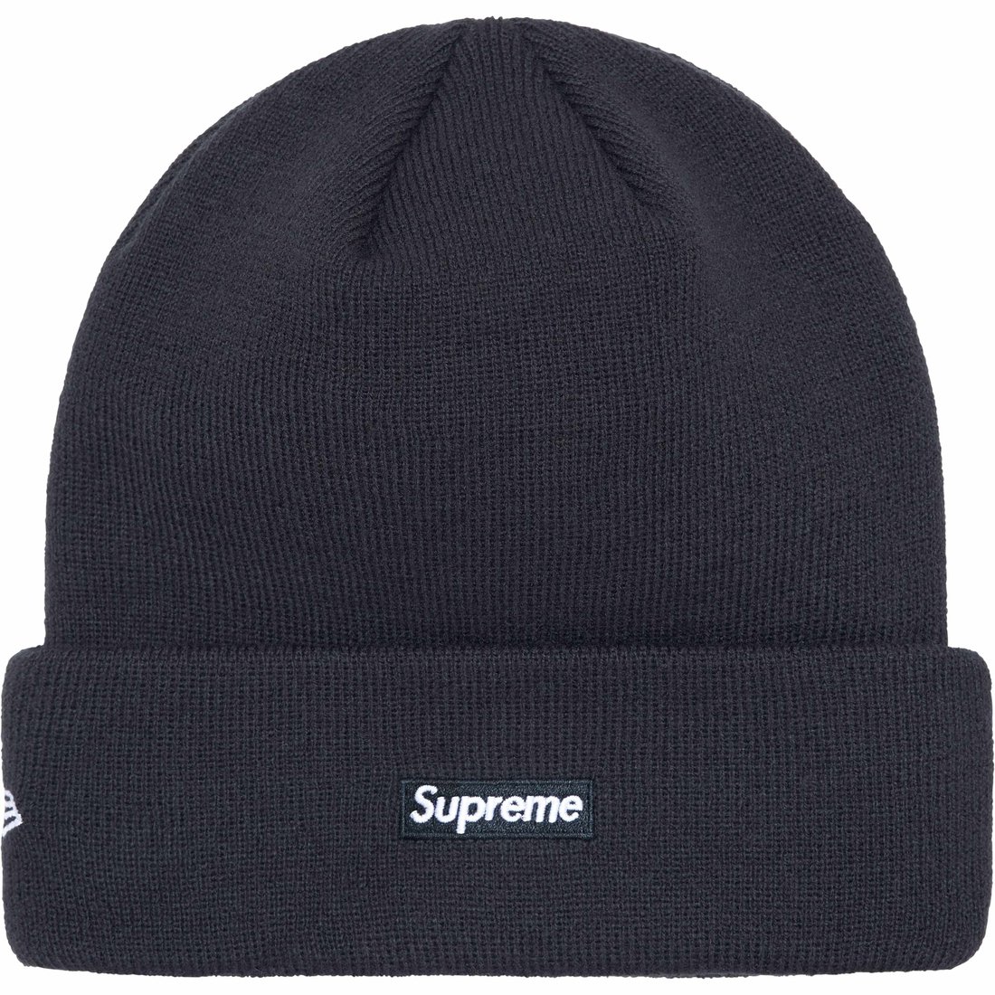 Details on New Era Script Beanie Navy from fall winter
                                                    2024 (Price is $40)