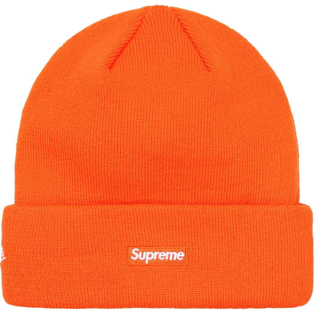 Details on New Era Script Beanie Orange from fall winter
                                                    2024 (Price is $40)