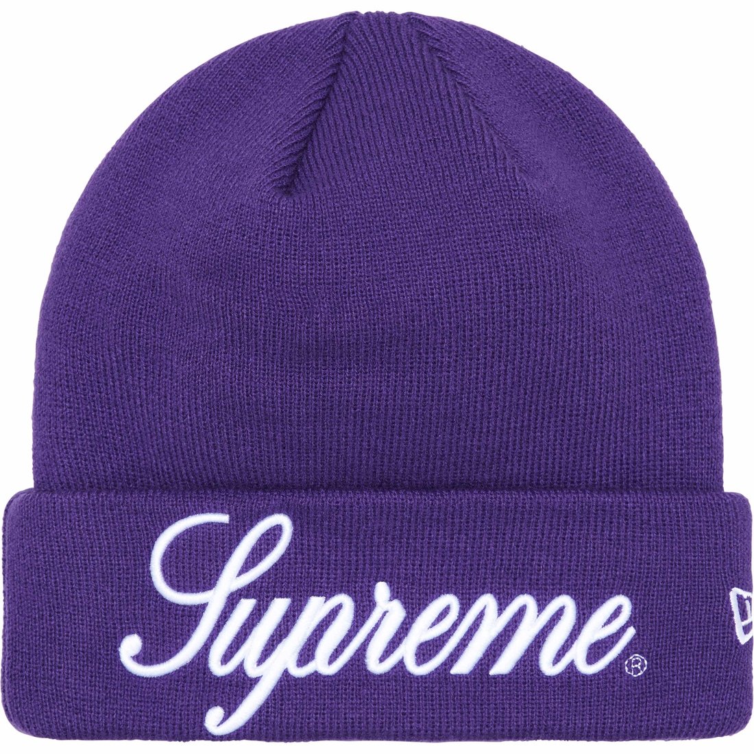 Details on New Era Script Beanie Purple from fall winter
                                                    2024 (Price is $40)