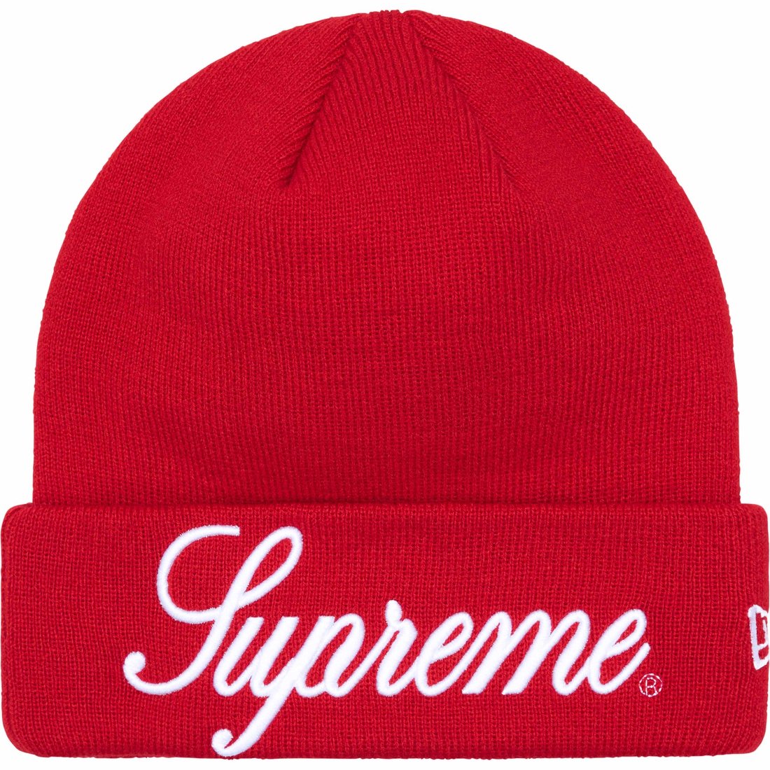 Details on New Era Script Beanie Red from fall winter
                                                    2024 (Price is $40)