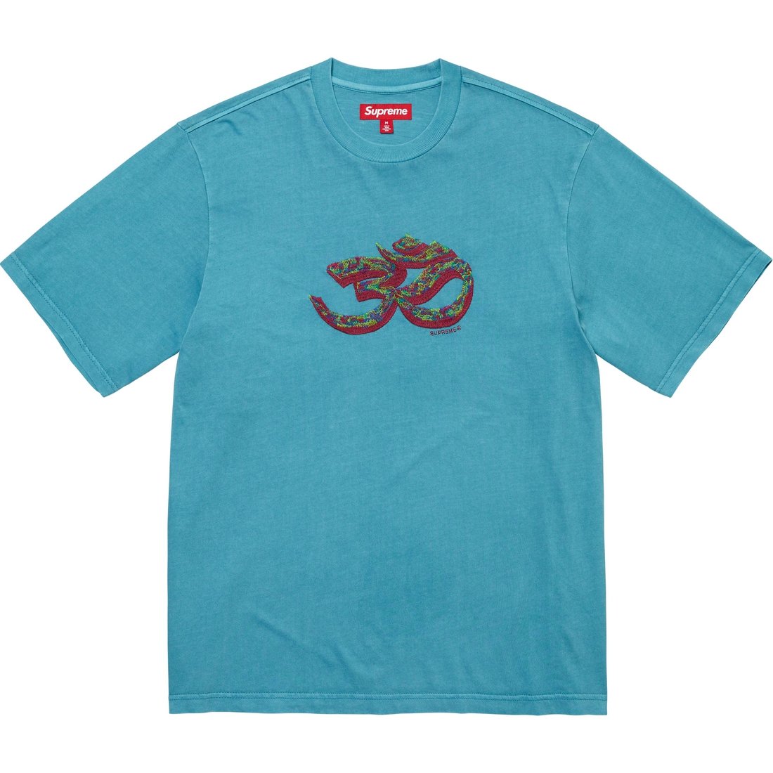 Details on Ohm Embroidered S S Top Blue from fall winter
                                                    2024 (Price is $88)