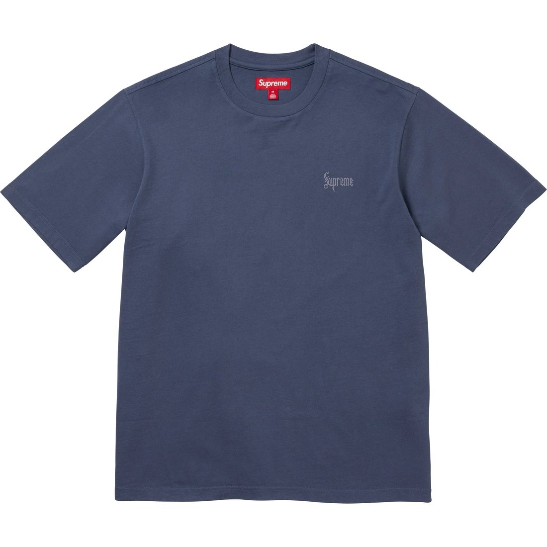 Details on Old English Tee Navy from fall winter
                                                    2024 (Price is $54)