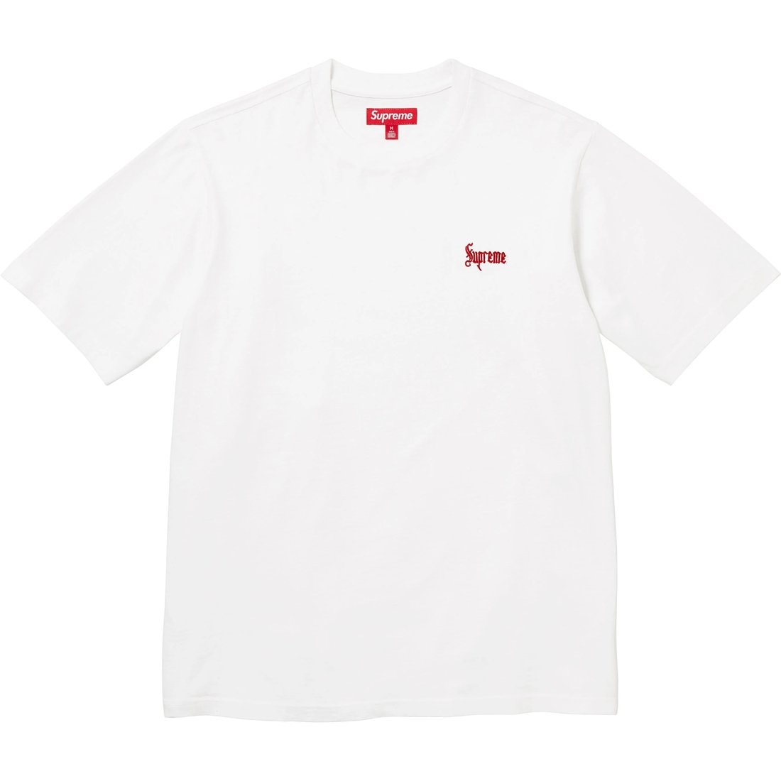 Details on Old English Tee White from fall winter
                                                    2024 (Price is $54)