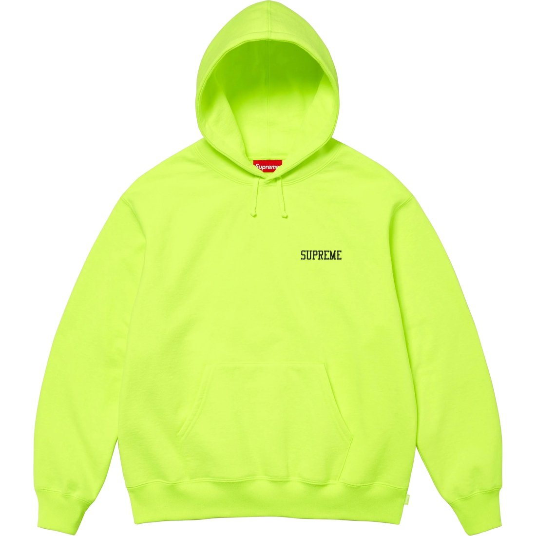 Details on On God Hooded Sweatshirt Bright Yellow from fall winter
                                                    2024 (Price is $158)