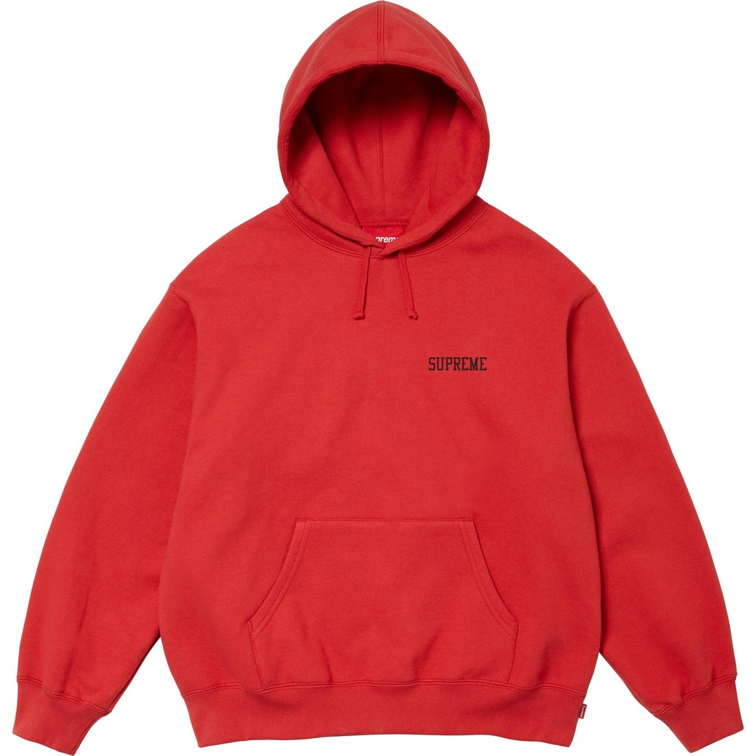 Details on On God Hooded Sweatshirt Burnt Red from fall winter
                                                    2024 (Price is $158)