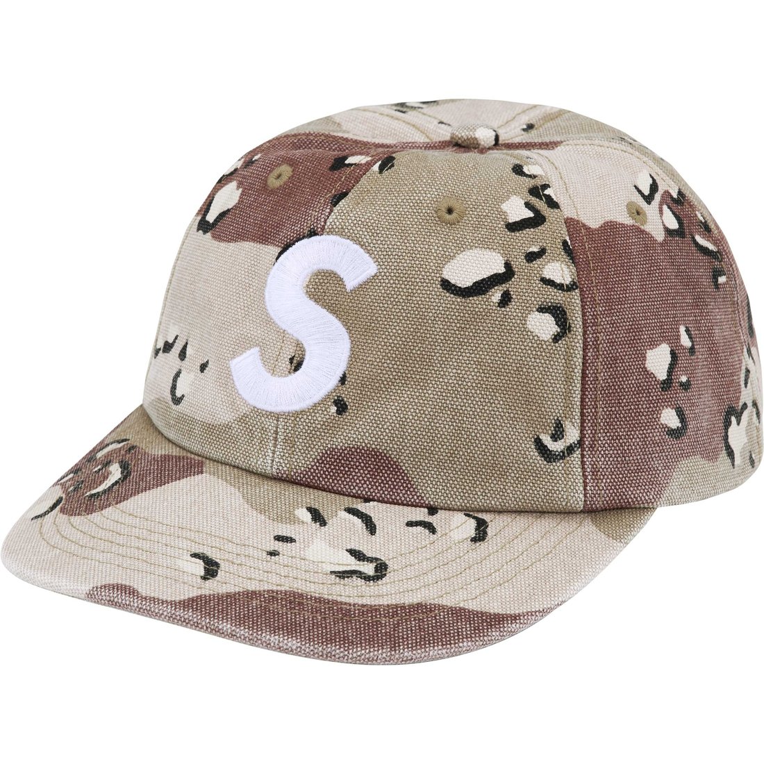 Details on Pigment S Logo 6-Panel Chocolate Chip Camo from fall winter
                                                    2024 (Price is $54)