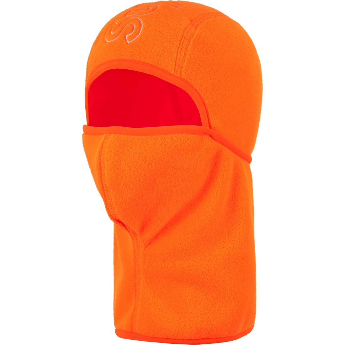 Details on Polartec Balaclava Orange from fall winter
                                                    2024 (Price is $60)