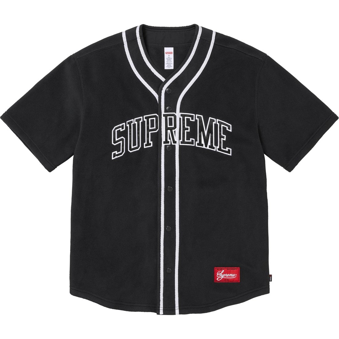 Details on Polartec Baseball Jersey Black from fall winter
                                                    2024 (Price is $138)