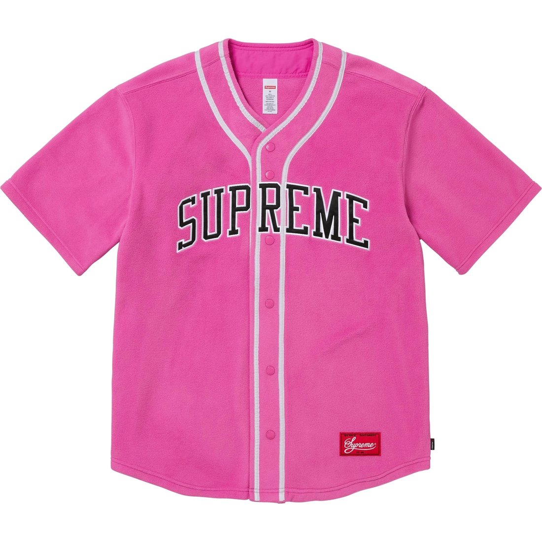 Details on Polartec Baseball Jersey Pink from fall winter
                                                    2024 (Price is $138)