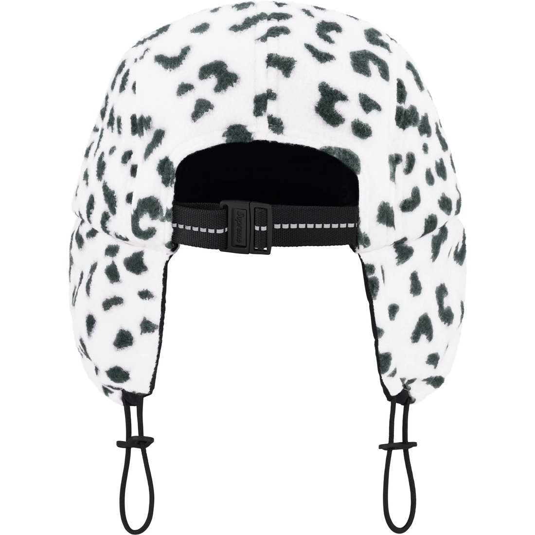 Details on Polartec Earflap Camp Cap Leopard from fall winter
                                                    2024 (Price is $54)