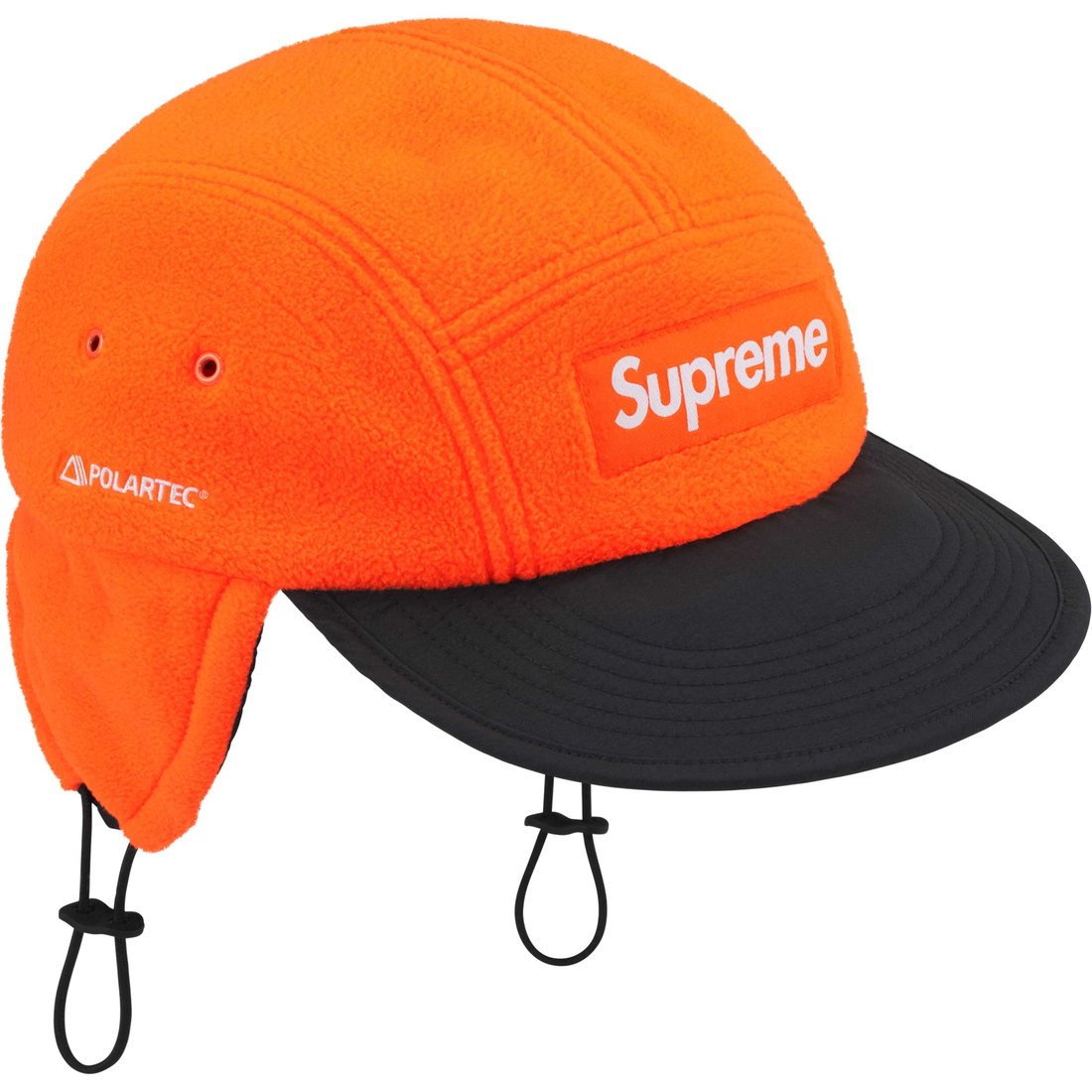 Details on Polartec Earflap Camp Cap Orange from fall winter
                                                    2024 (Price is $54)