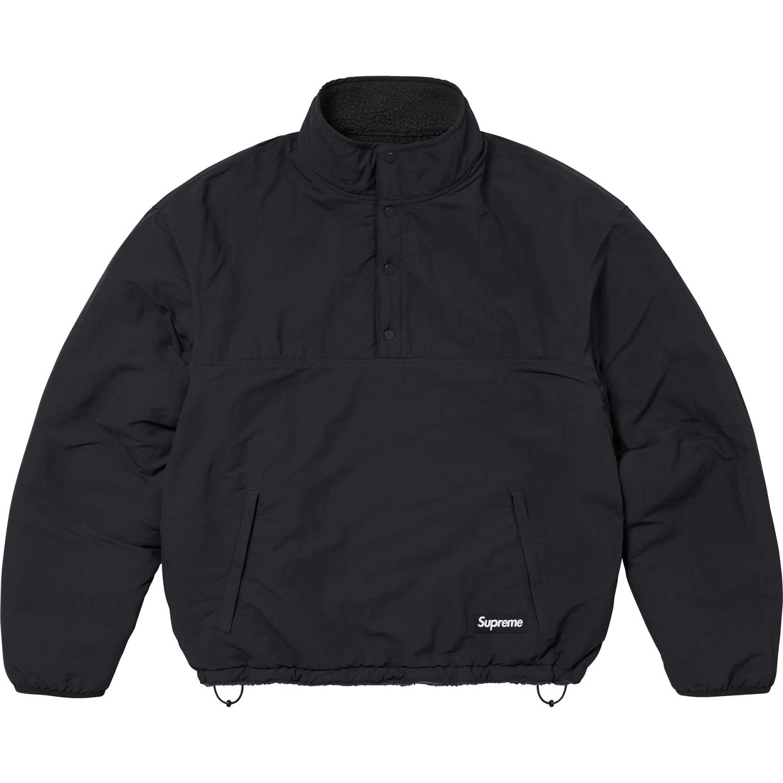 Details on Polartec Shearling Reversible Pullover Black from fall winter
                                                    2024 (Price is $198)