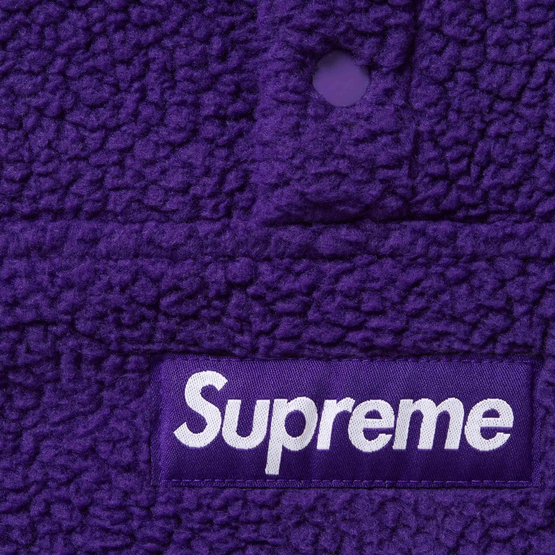 Details on Polartec Shearling Reversible Pullover Purple from fall winter
                                                    2024 (Price is $198)