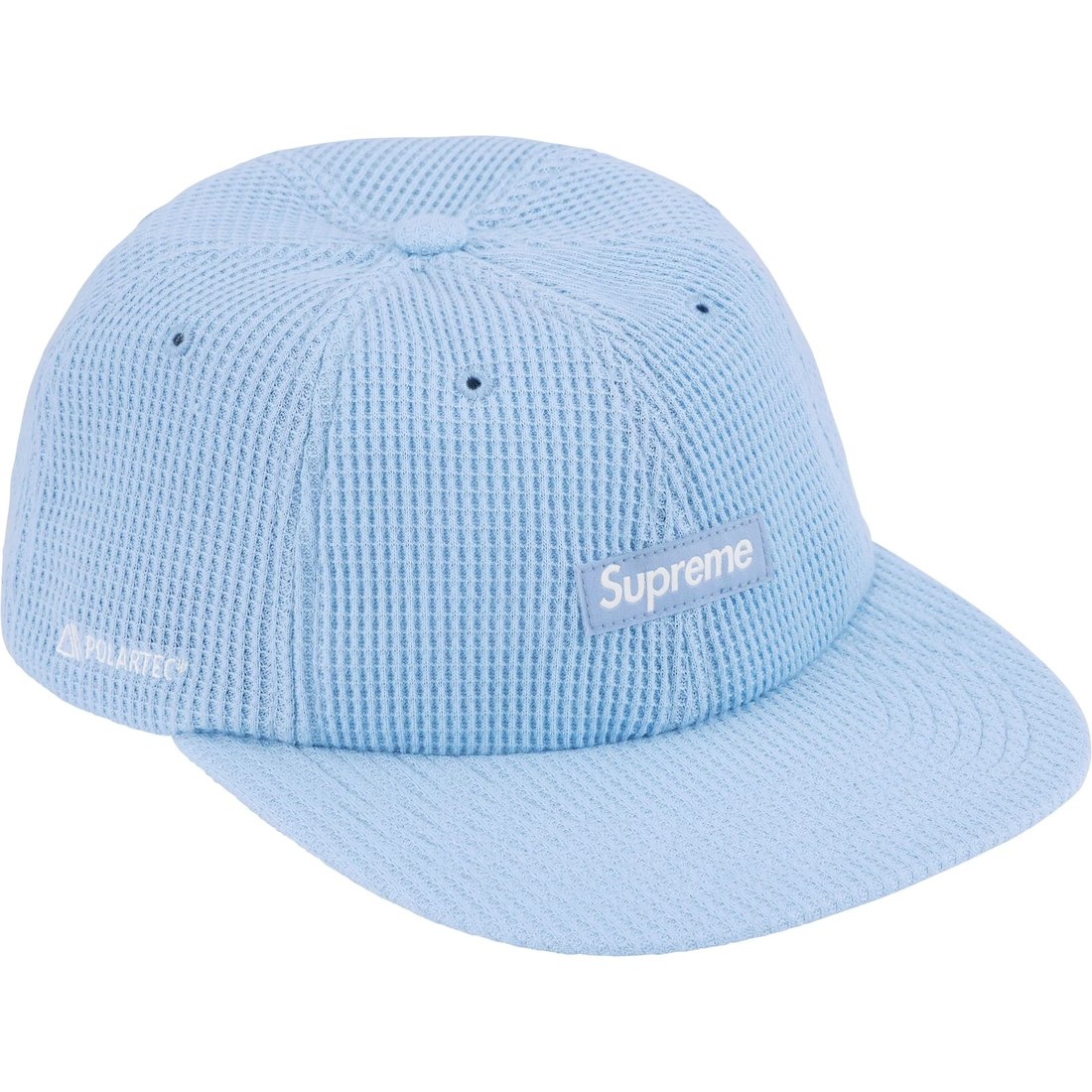 Details on Polartec Waffle Small Box 6-Panel Light Blue from fall winter
                                                    2024 (Price is $48)