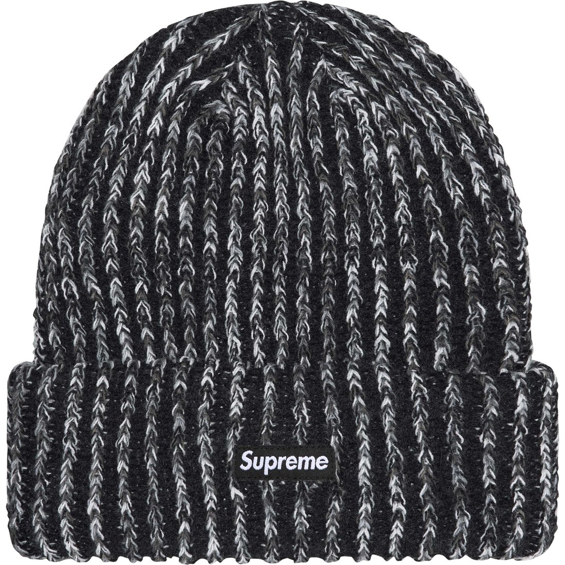 Details on Rainbow Loose Gauge Beanie Black from fall winter
                                                    2024 (Price is $40)