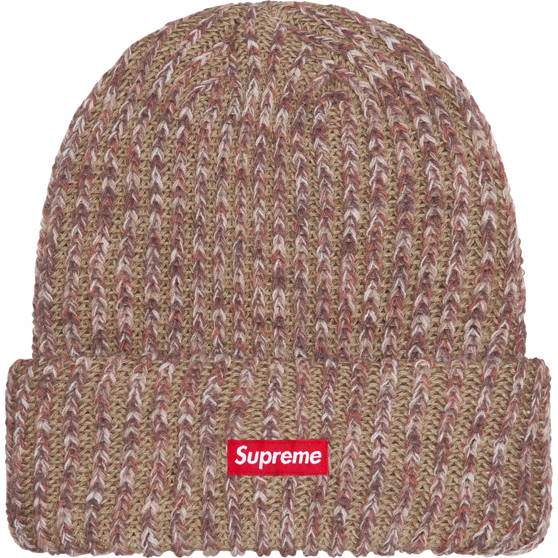 Details on Rainbow Loose Gauge Beanie Tan from fall winter
                                                    2024 (Price is $40)