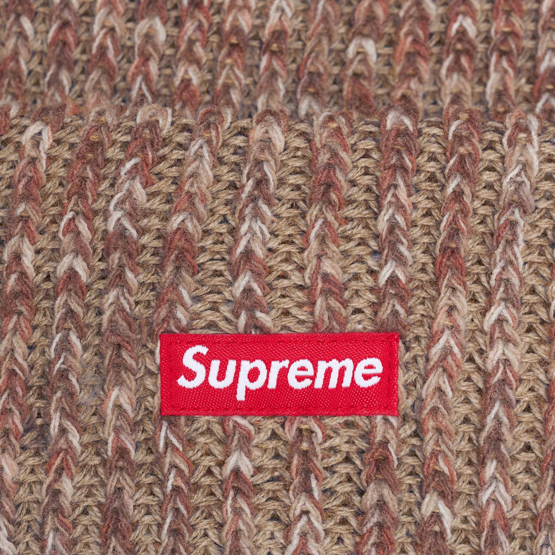 Details on Rainbow Loose Gauge Beanie Tan from fall winter
                                                    2024 (Price is $40)