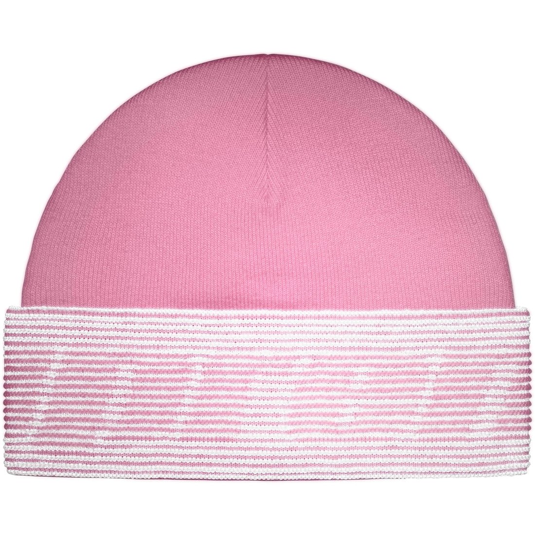 Details on Reflective Jacquard Beanie Light Pink from fall winter
                                                    2024 (Price is $40)