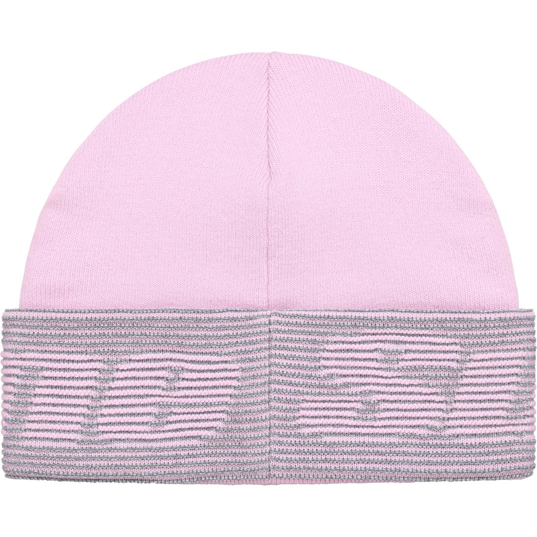 Details on Reflective Jacquard Beanie Light Pink from fall winter
                                                    2024 (Price is $40)