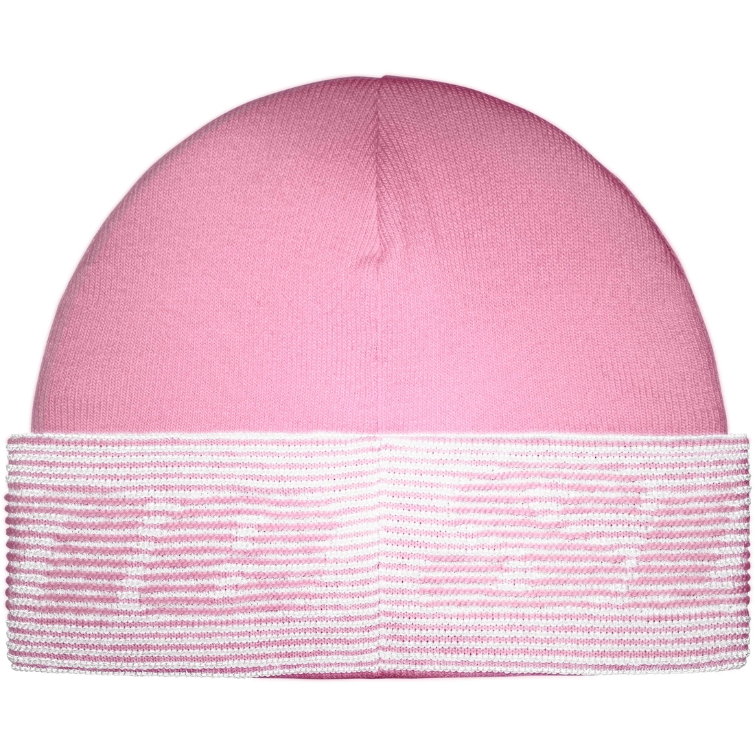 Details on Reflective Jacquard Beanie Light Pink from fall winter
                                                    2024 (Price is $40)