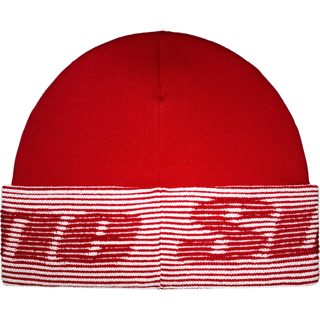 Details on Reflective Jacquard Beanie Red from fall winter
                                                    2024 (Price is $40)