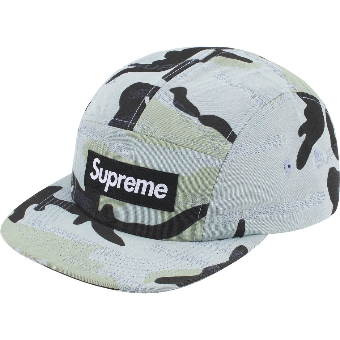 Details on Reflective Jacquard Camp Cap Arctic Woodland Camo from fall winter
                                                    2024 (Price is $58)