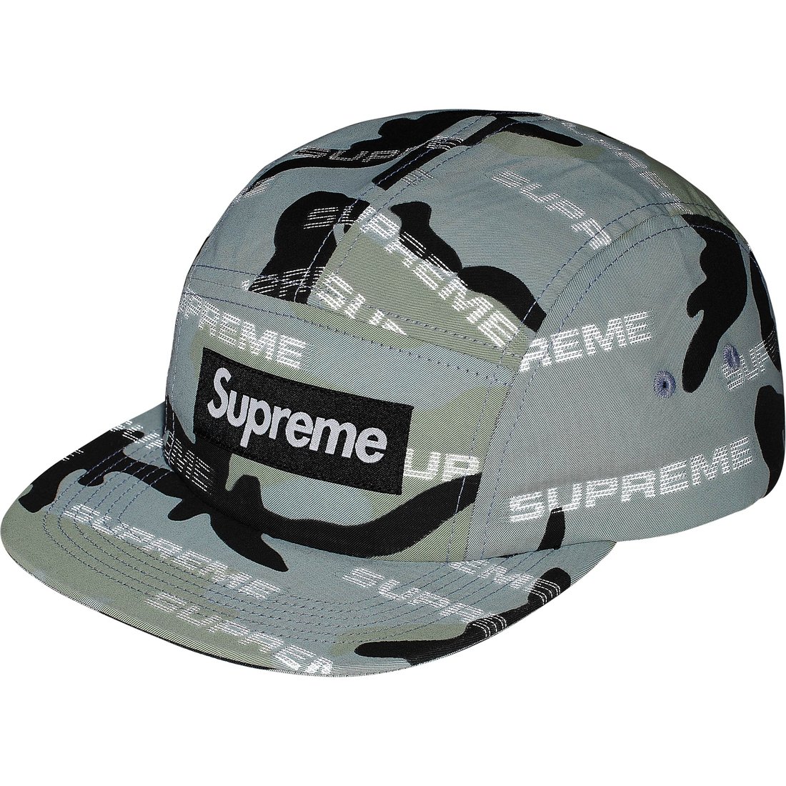 Details on Reflective Jacquard Camp Cap Arctic Woodland Camo from fall winter
                                                    2024 (Price is $58)