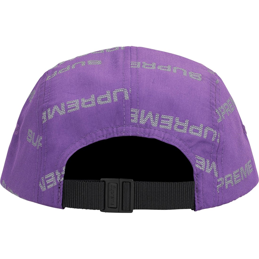 Details on Reflective Jacquard Camp Cap Purple from fall winter
                                                    2024 (Price is $58)