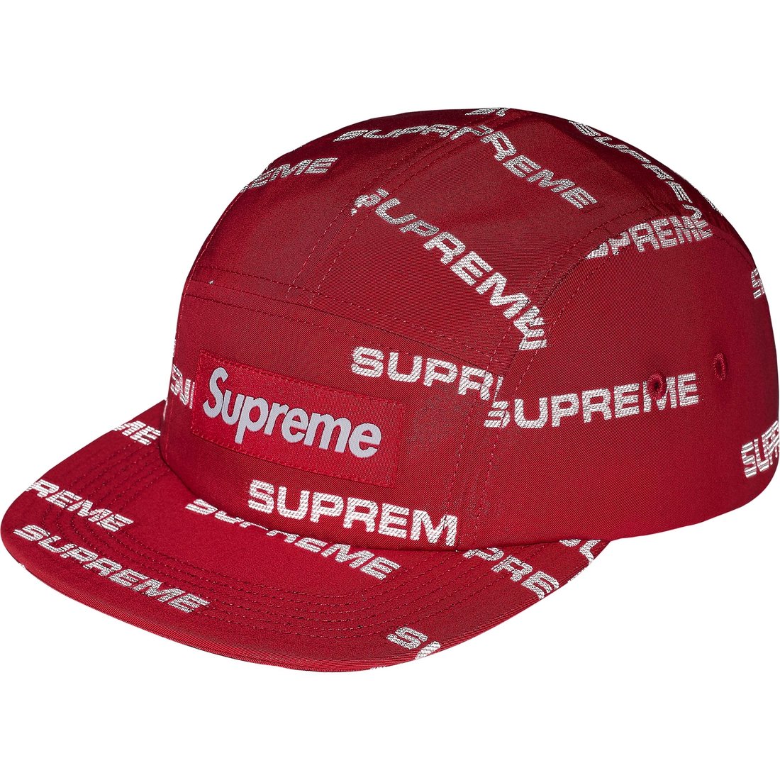 Details on Reflective Jacquard Camp Cap Red from fall winter
                                                    2024 (Price is $58)