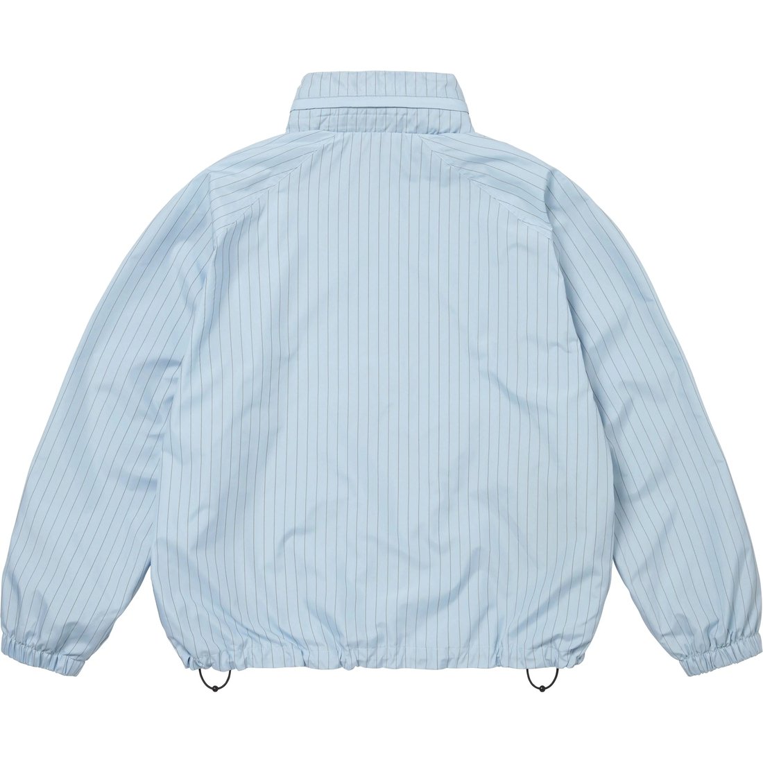 Details on Reflective Pinstripe Track Jacket Light Blue from fall winter
                                                    2024 (Price is $178)