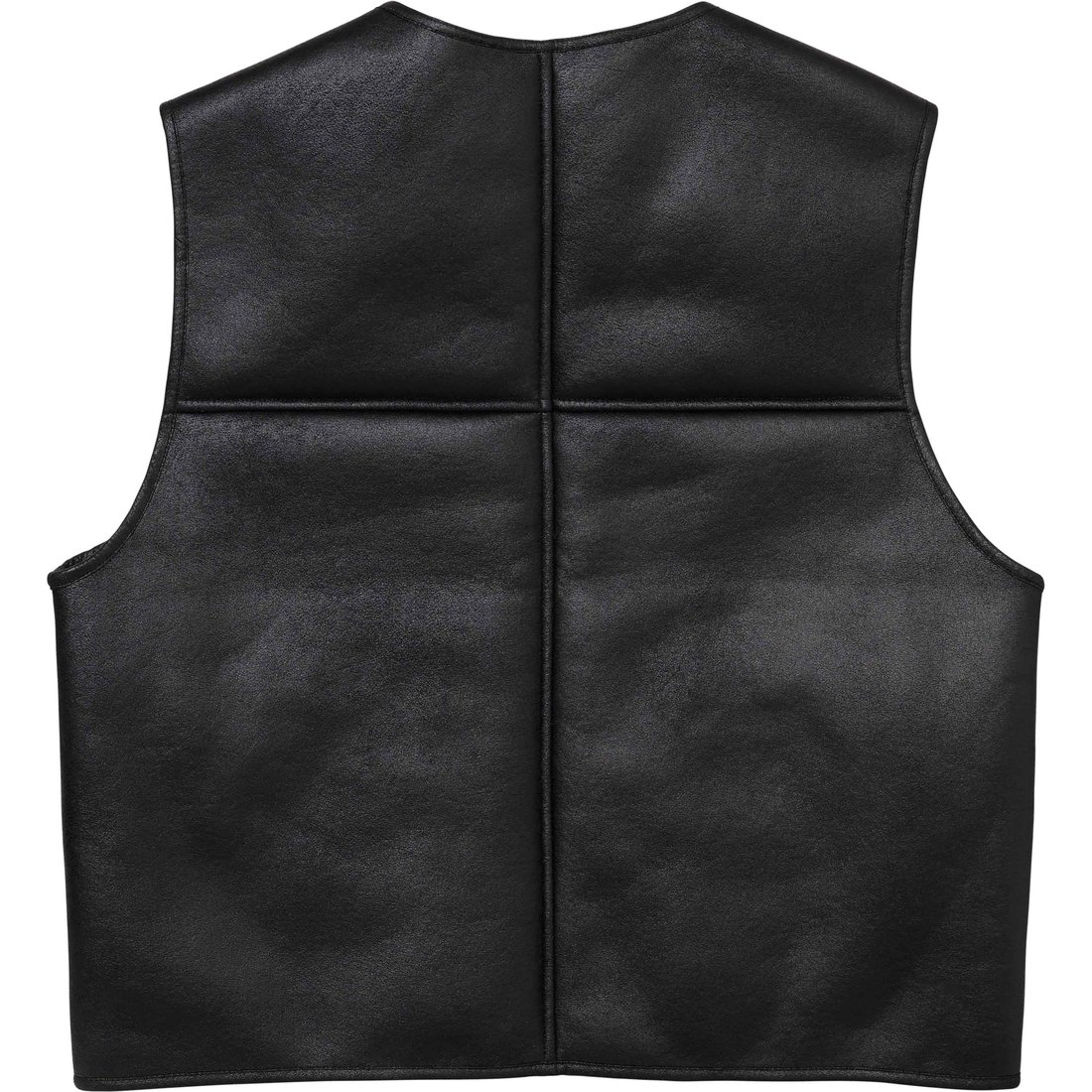 Details on Reversible Faux Shearling Vest Black from fall winter
                                                    2024 (Price is $188)