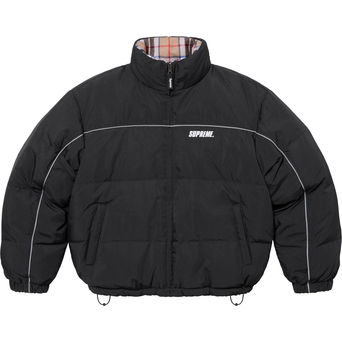 Details on Reversible Puffer Jacket Black from fall winter
                                                    2024 (Price is $498)