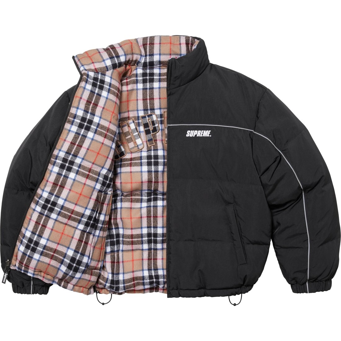 Details on Reversible Puffer Jacket Black from fall winter
                                                    2024 (Price is $498)