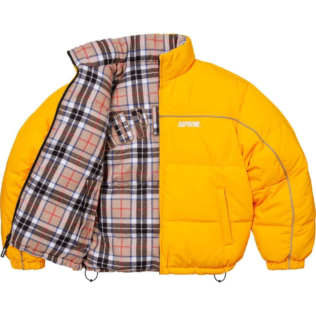 Details on Reversible Puffer Jacket Yellow from fall winter
                                                    2024 (Price is $498)