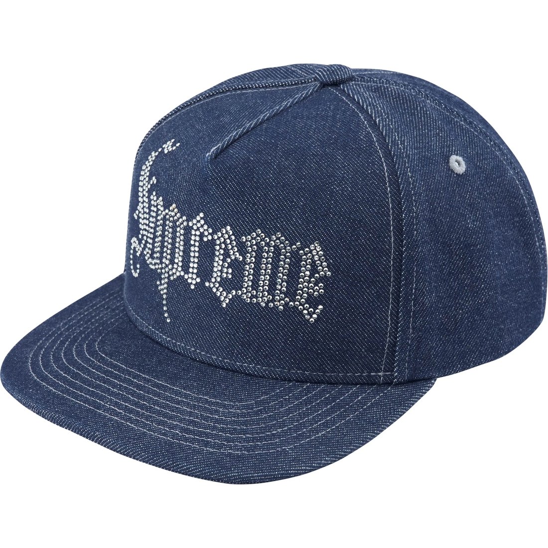 Details on Rhinestone 5-Panel Denim from fall winter
                                                    2024 (Price is $78)