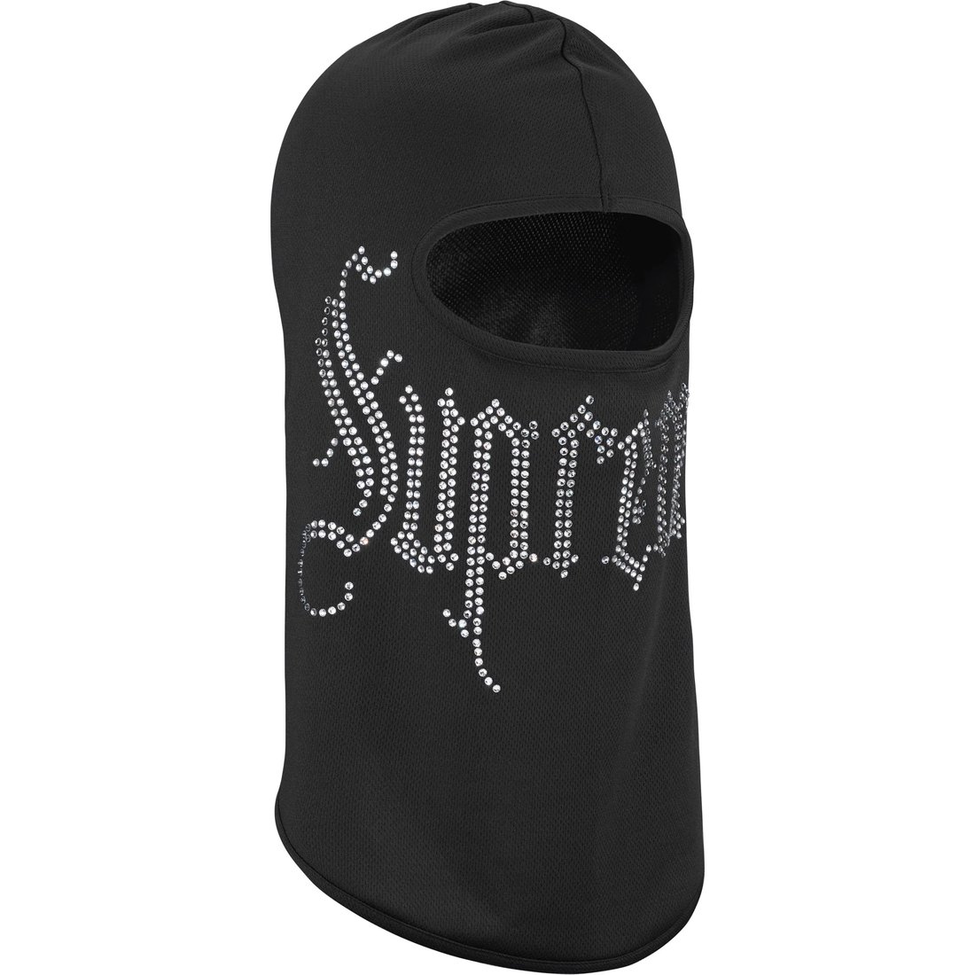 Details on Rhinestone Balaclava Black from fall winter
                                                    2024 (Price is $78)