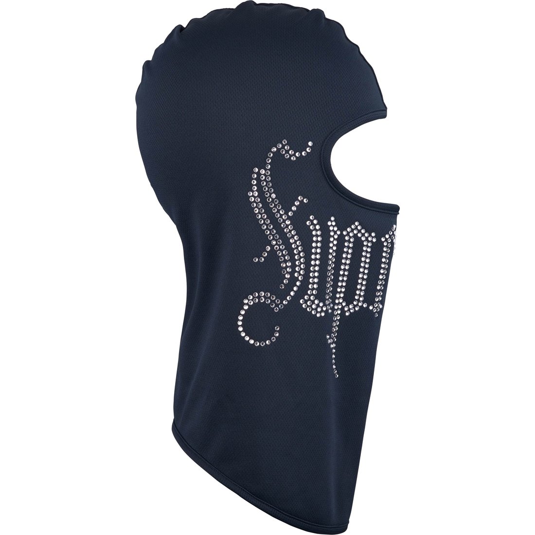 Details on Rhinestone Balaclava Navy from fall winter
                                                    2024 (Price is $78)