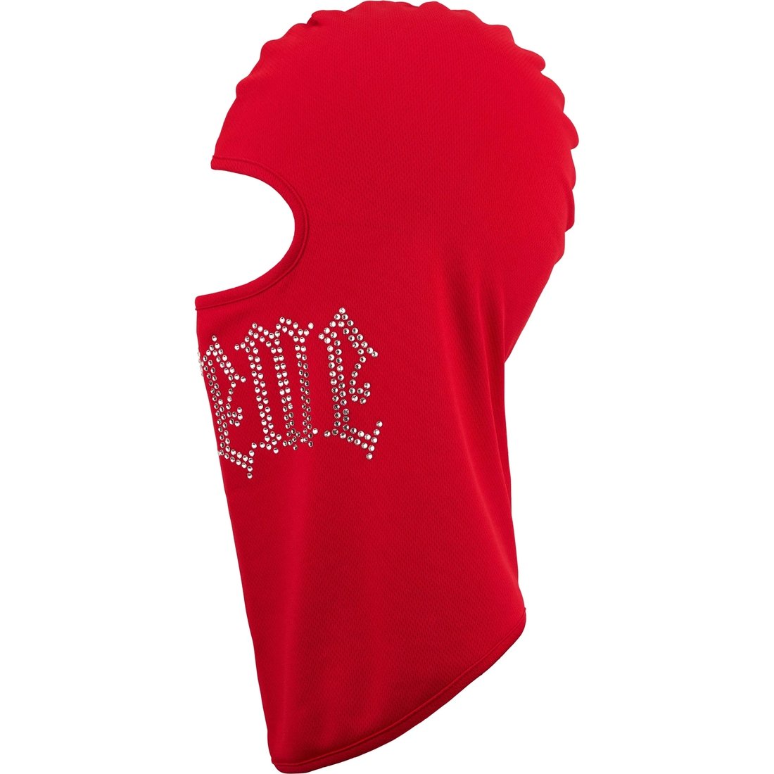 Details on Rhinestone Balaclava Red from fall winter
                                                    2024 (Price is $78)