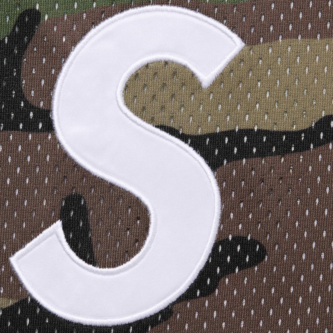 Details on S Logo Baseball Henley Woodland Camo from fall winter
                                                    2024 (Price is $118)